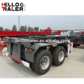 3 axle 20ft & 40ft skeleton trailer transport for container from Helloo trailer company